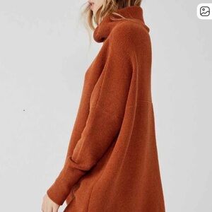 Free People burnt orange Ottoman Tunic size large